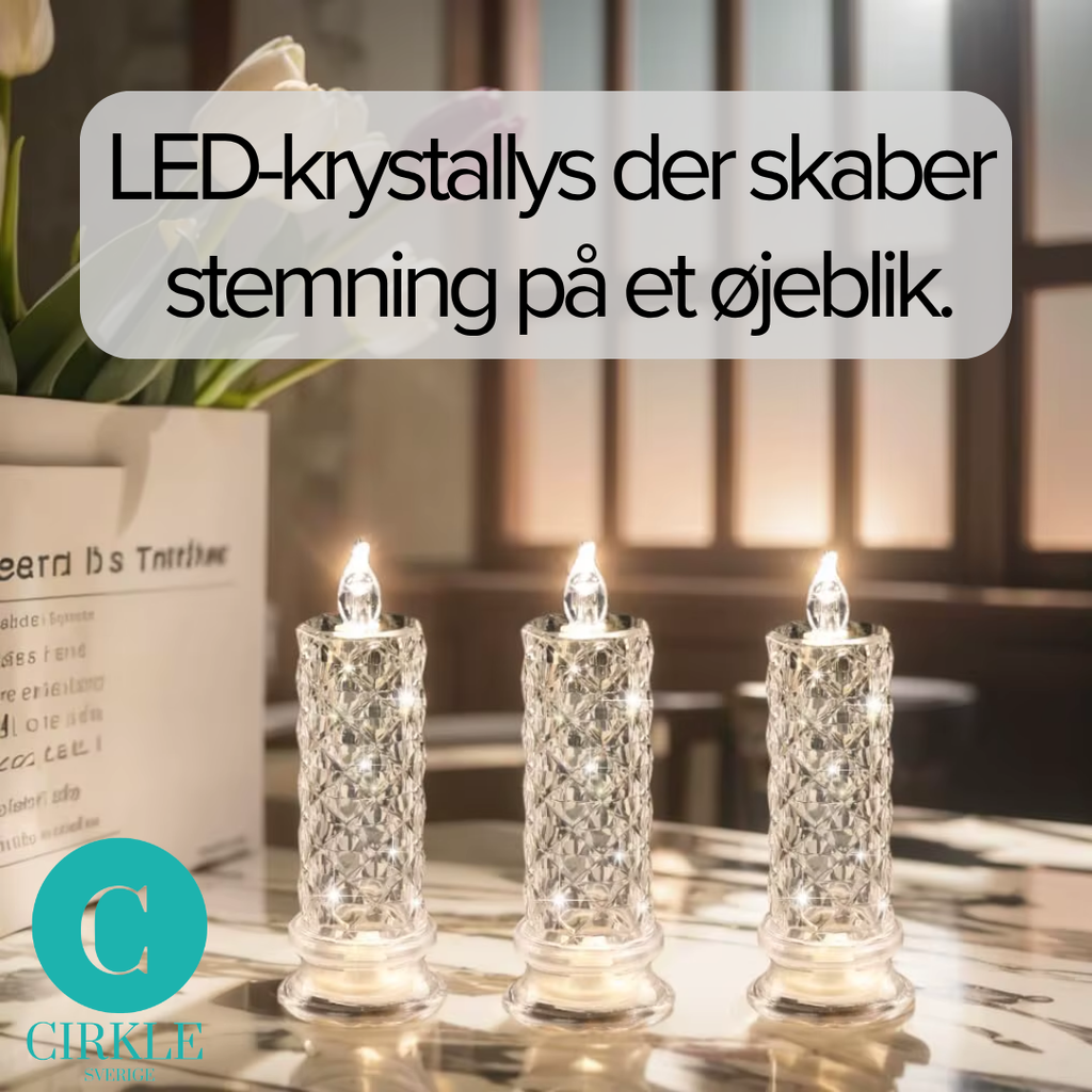 KrystalGlød™ – Krystal LED Dekorationssæt