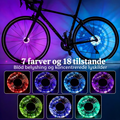 BikeGlød™ – Smart RGB cykelhjulslys med bevægelsessensor