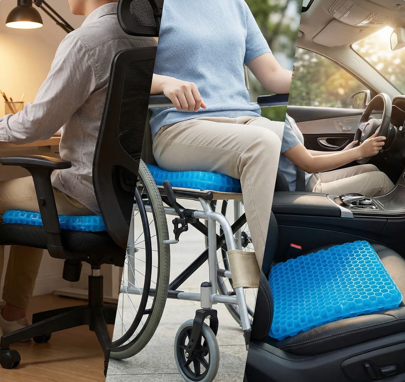 ErgoPude™ – Ergonomisk Siddepude til Komfort Hele Dagen