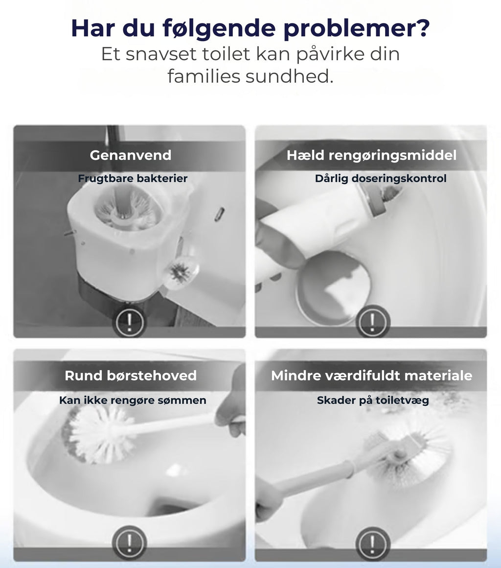 RenBørste™ – Hygiejnisk Toiletbørste