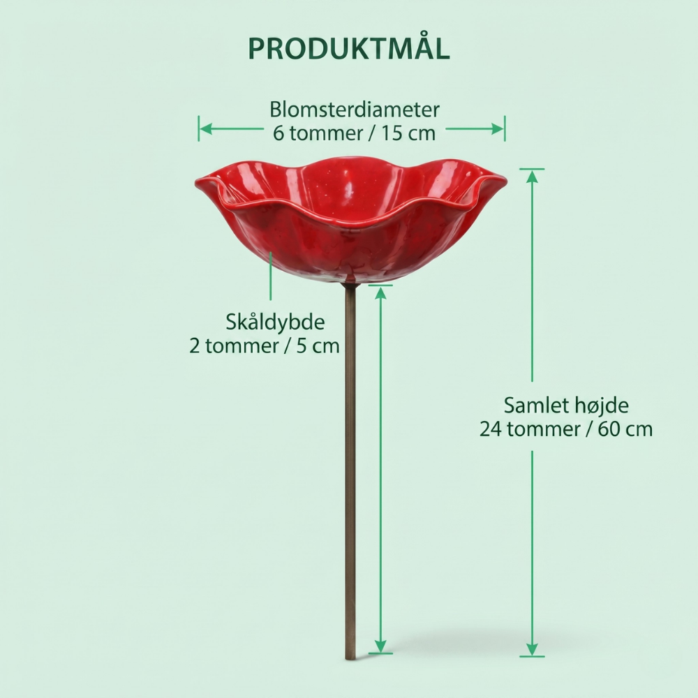 AviFlora™ – Botanisk Vandstation til Fugle, Bier & Sommerfugle