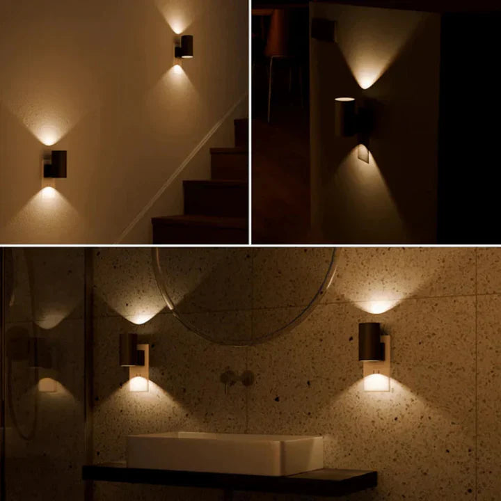 Lunara™ – Smart LED-væglampe med automatisk stemningslys