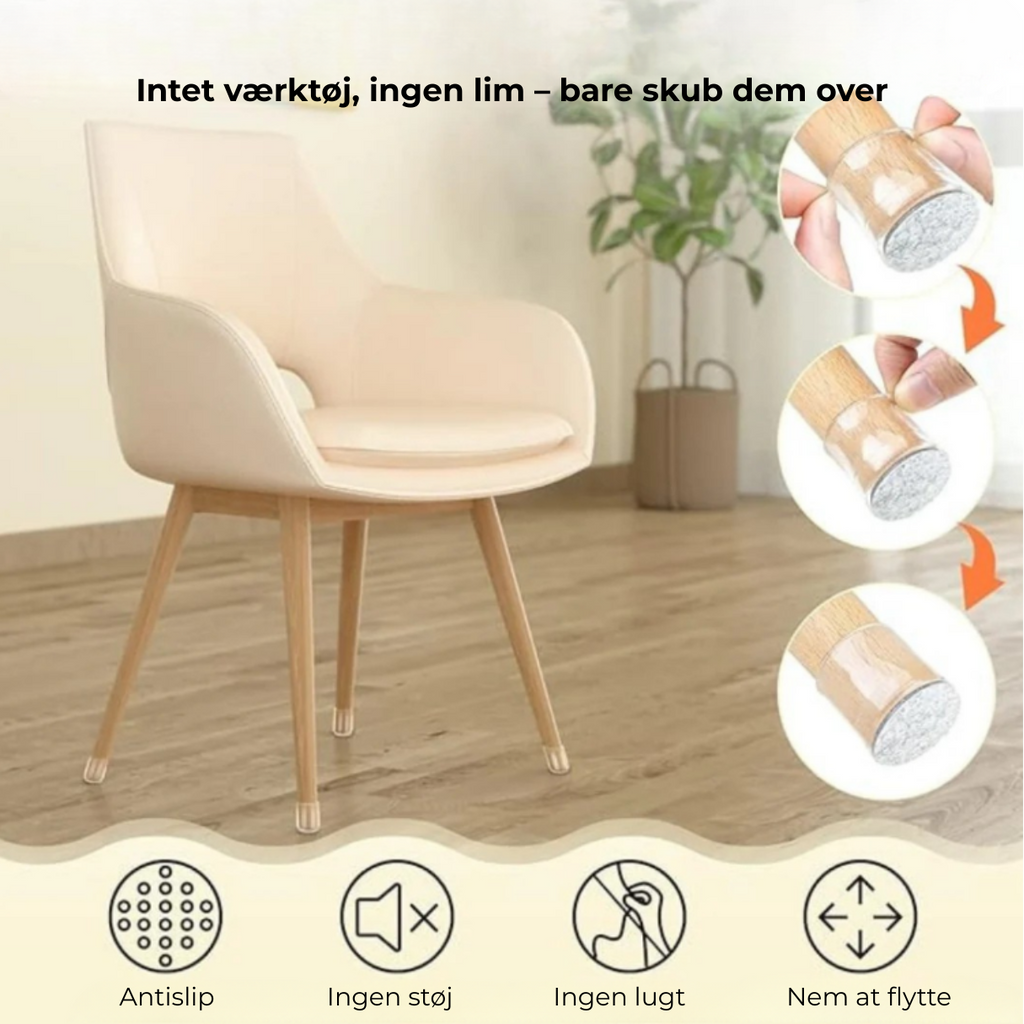 StolSkjold™ - Den bedste lydisolerende beskyttelse til dit gulv!