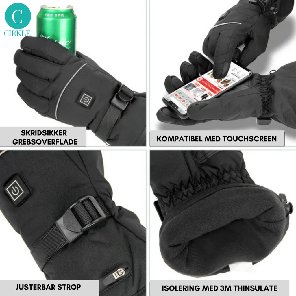 HeatGloves™ - Elektrisk opvarmede handsker
