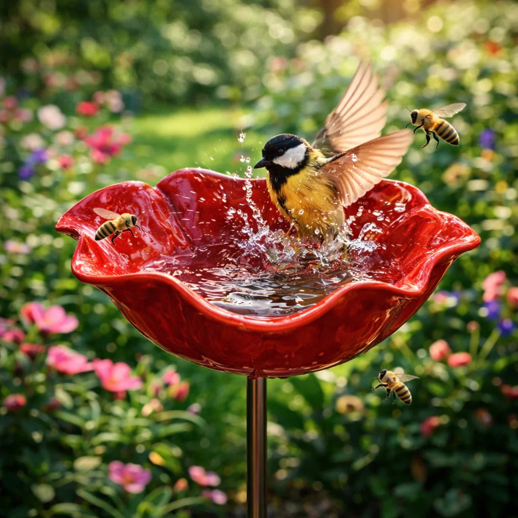 AviFlora™ – Botanisk Vandstation til Fugle, Bier & Sommerfugle