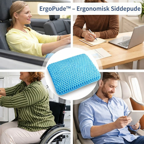 ErgoPude™ – Ergonomisk Siddepude til Komfort Hele Dagen