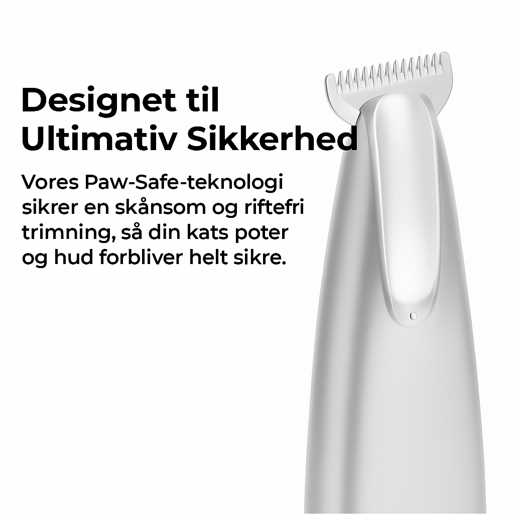 TrygPote™ – Vandafvisende kæledyr trimmer til sikker og stressfri pleje
