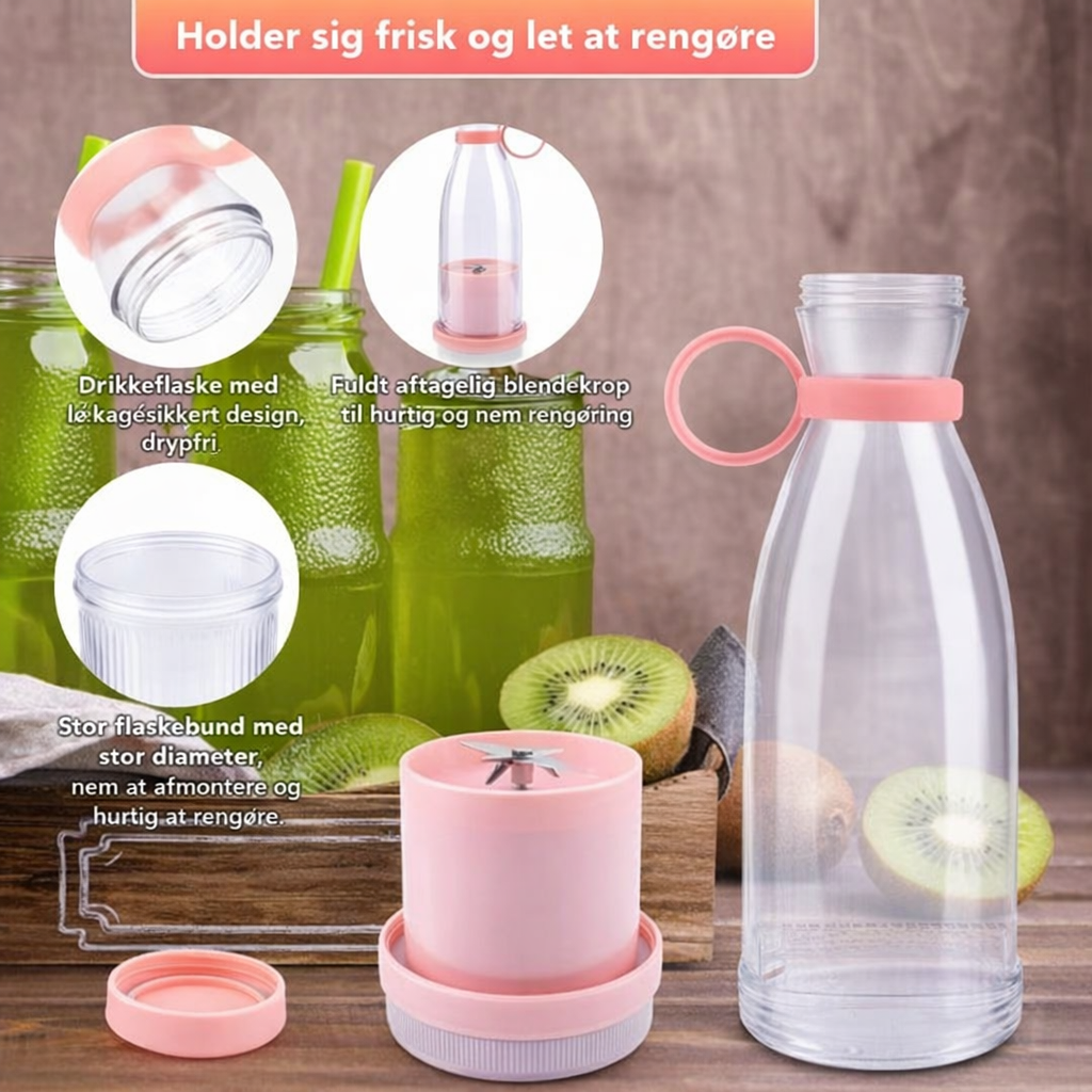 FriskMix™ - Bærbar blender til friske smoothies på farten