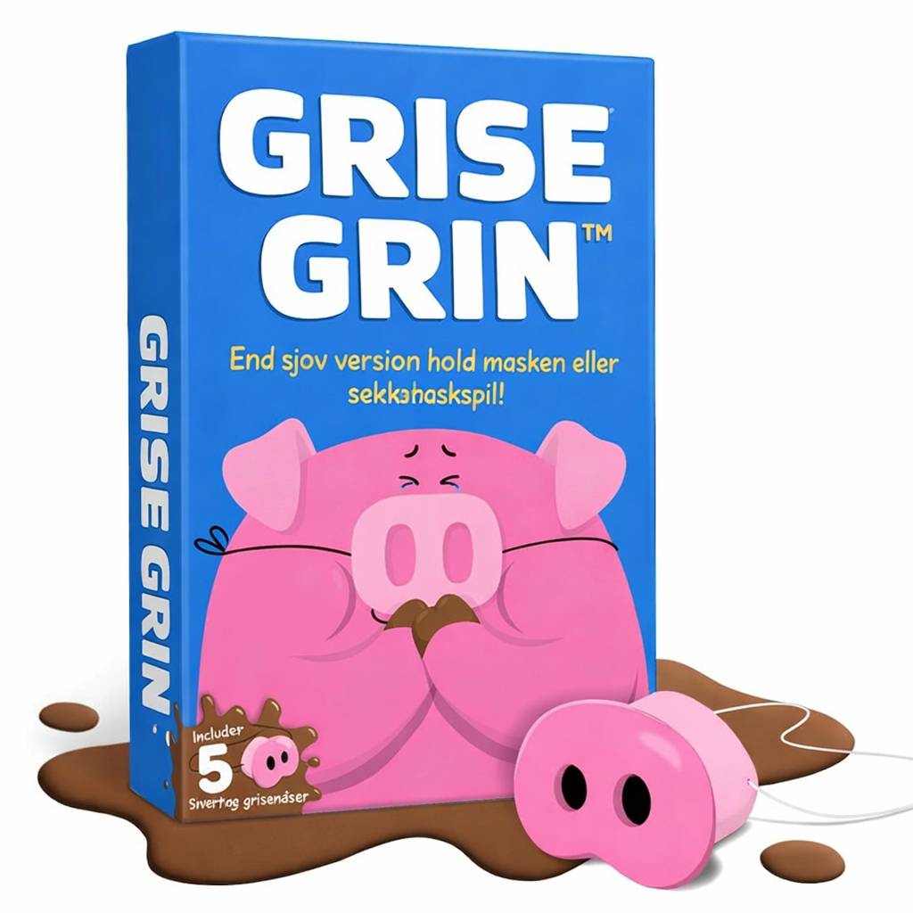 GriseGrin™ - Det latterligste spil, hvor grin er forbudt