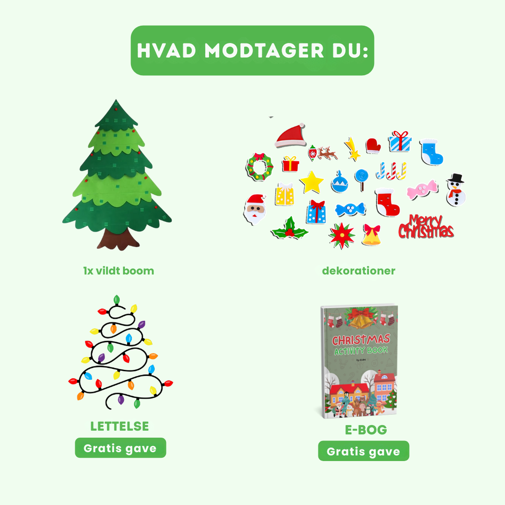 MiniJuletræet™ - Interaktivt juletræ for børn.