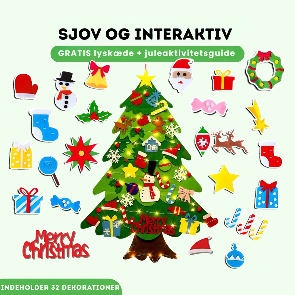 MiniJuletræet™ - Interaktivt juletræ for børn.