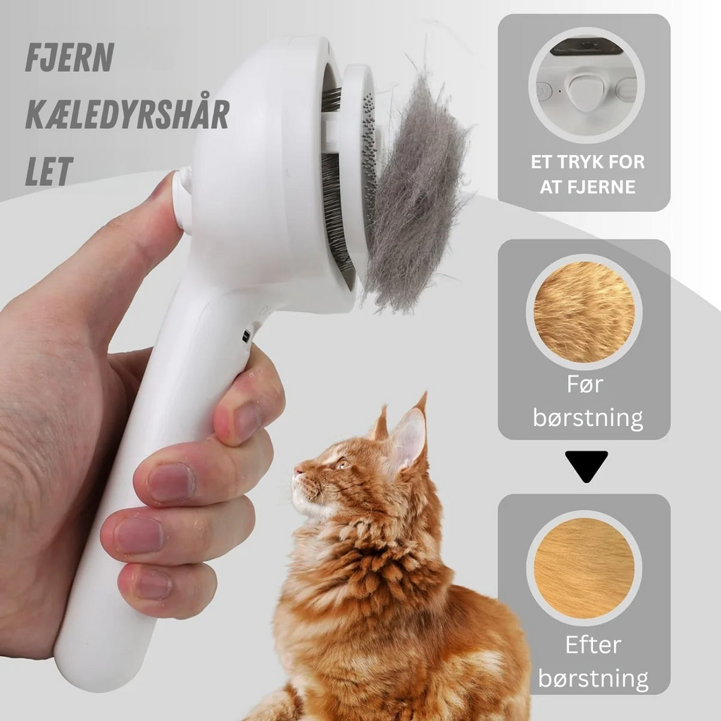PetCare™ - Kæledyrsbørste med Tågespray og Massage