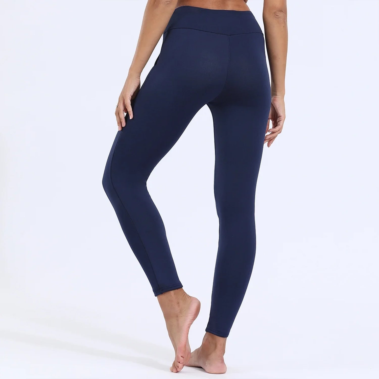 Eira - Varme Fleece Leggings med Høj Talje
