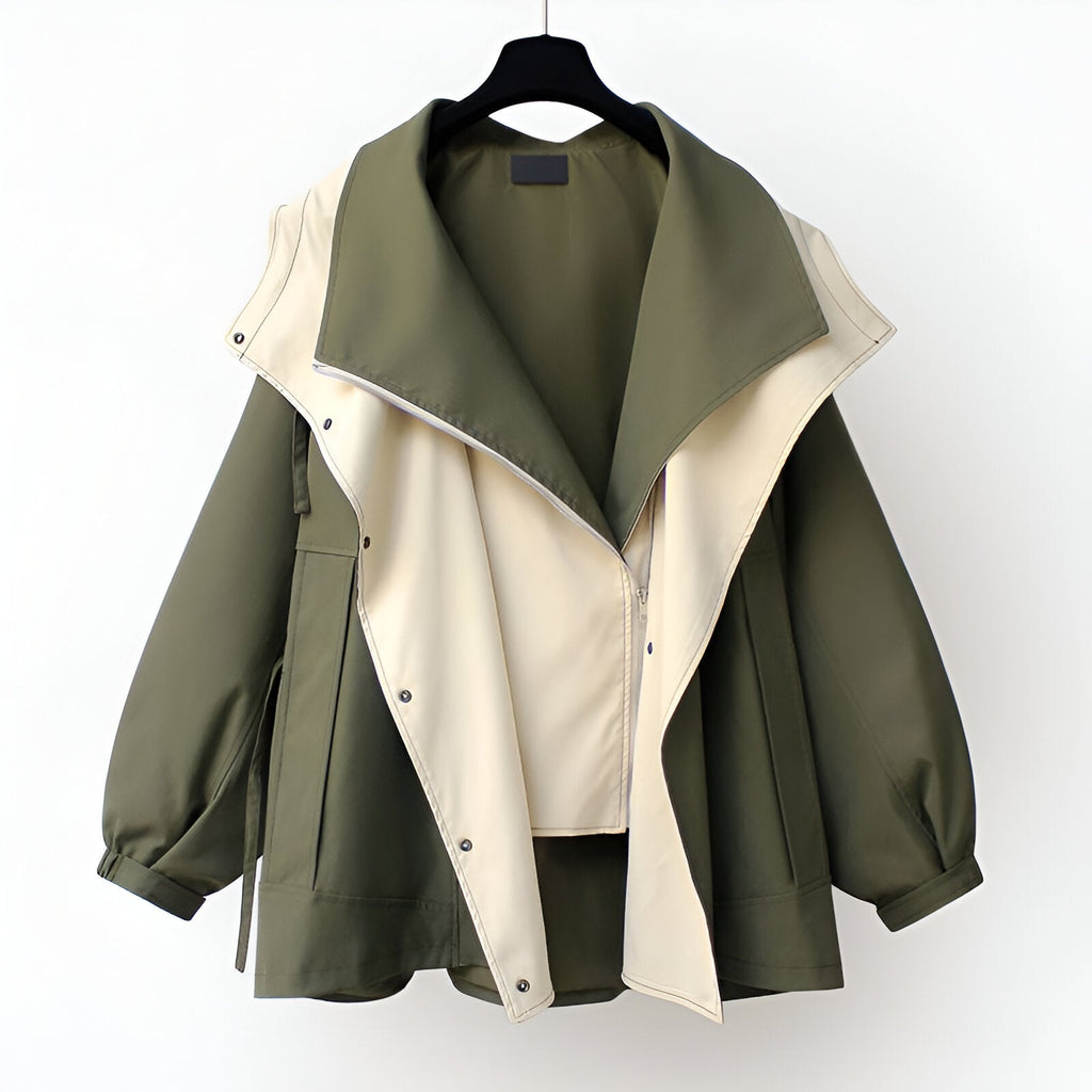 Olivia | Stilfuld vandafvisende trenchcoat