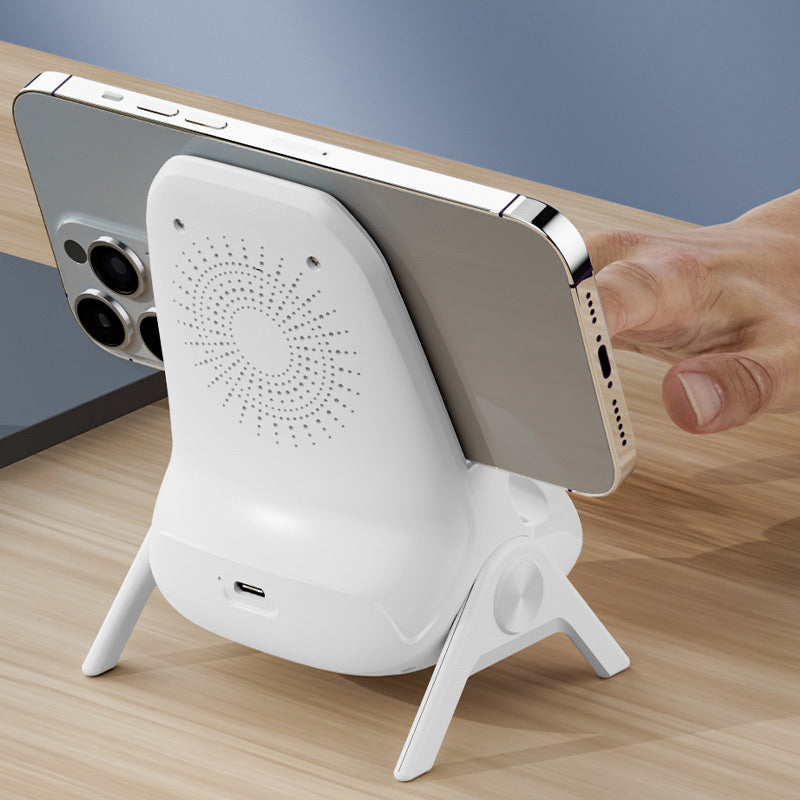 NordCharge™ | Multifunktionel trådløs hurtigoplader med telefonstand