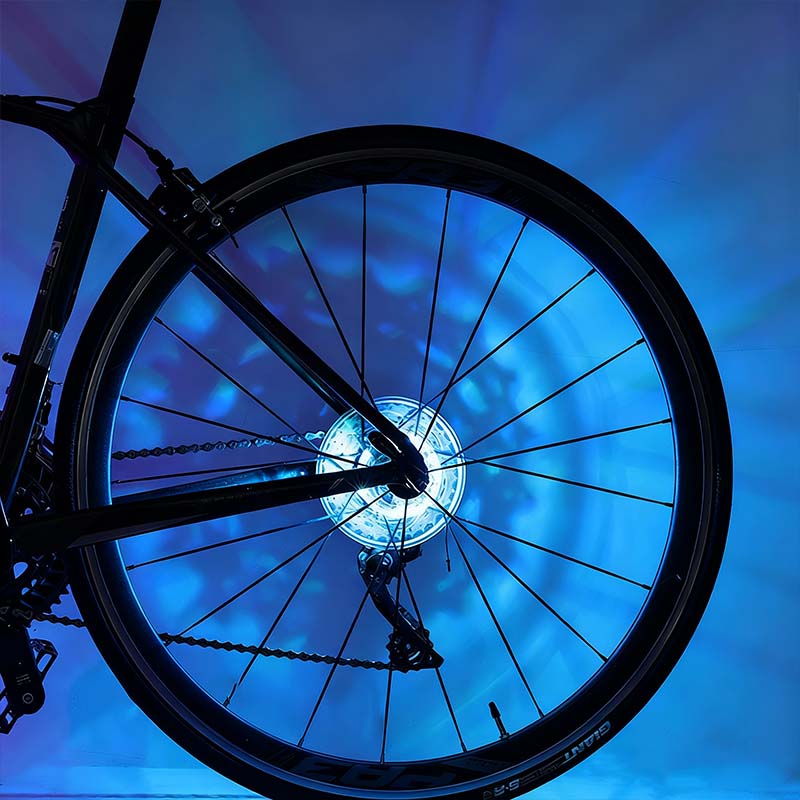 BikeGlød™ – Smart RGB cykelhjulslys med bevægelsessensor